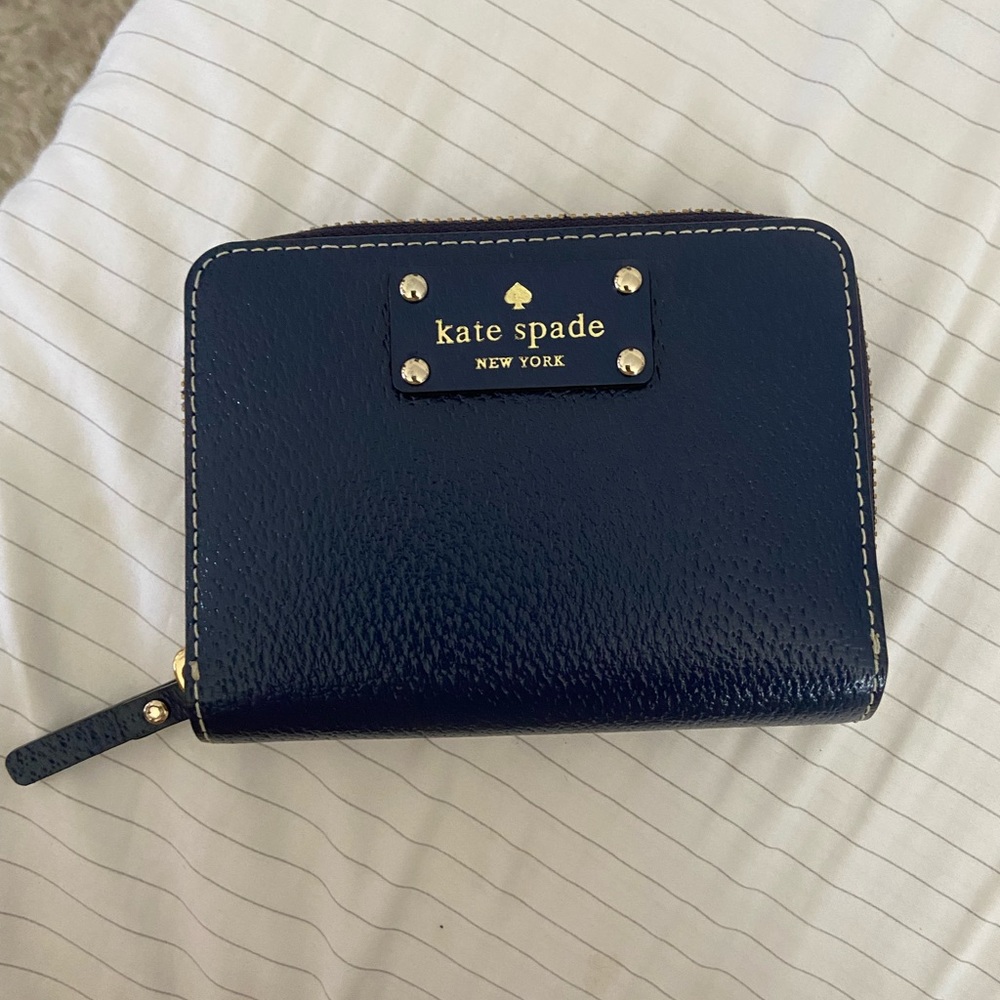 Kate Spade Wallet Compact navy blue